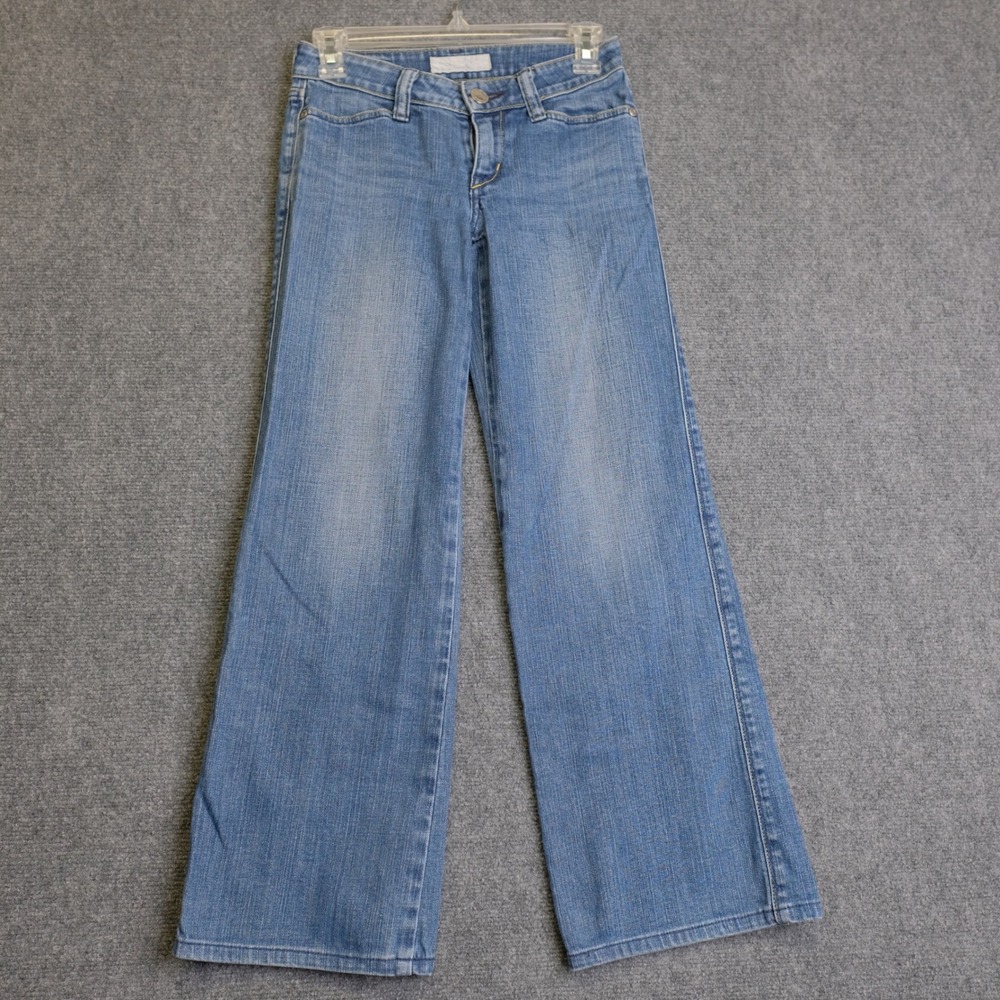 Y2K Jeans Womens 26 Blue Low Rise Bootcut Bratz Fitted 2000s Retro